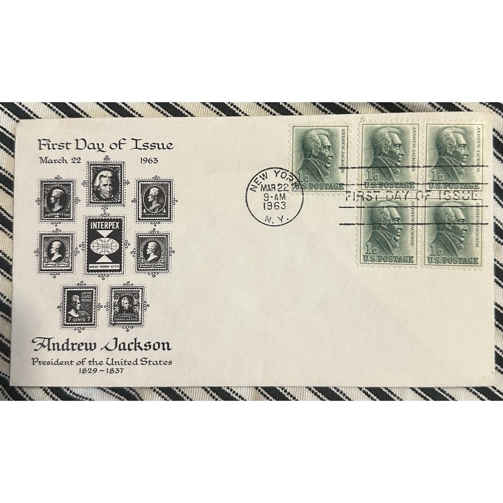 #1209 1c Andrew Jackson - Interpex Cachet - Griffith FDCB4+1